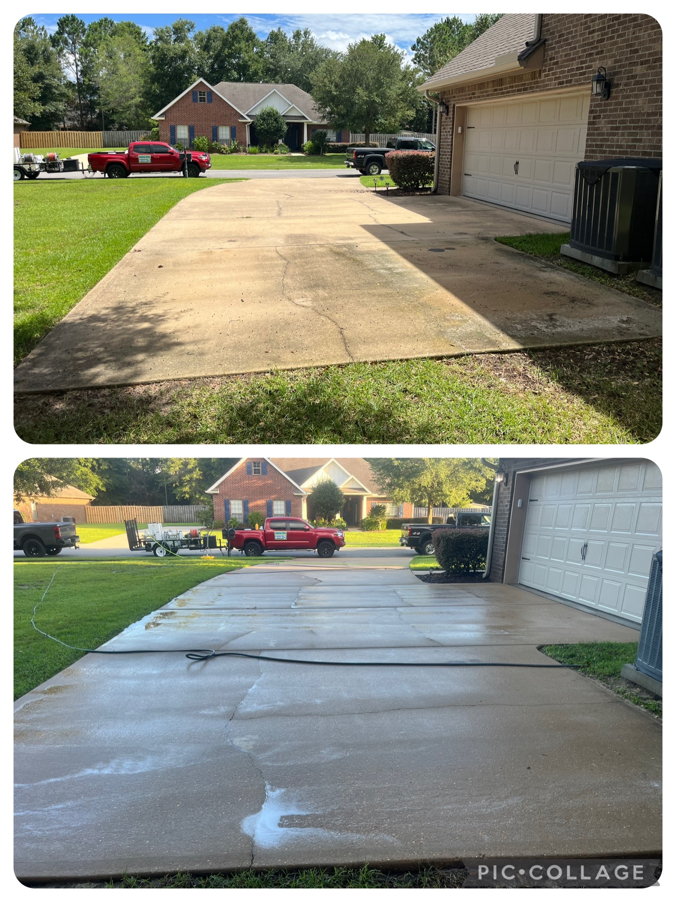 Captivating driveway cleaning in Freeport Florida